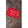 Pochette MAMAN D'AMOUR rouge
