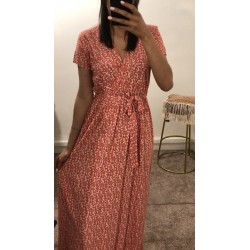 Robe longue fleuries