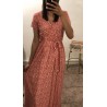 Robe longue fleuries