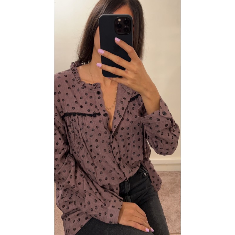 Chemise LILI marron