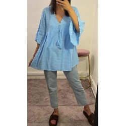 Blouse JAZZ bleu